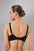 Kadın Siyah Transparan Detay Minimizer Sütyen