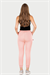Kadın Somon İki İplik Slimfit Paça Alt