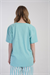 Kadın Su Yeşili Kısa Kollu Üst