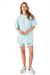 Kadın Su Yeşili Oversize T-shirt