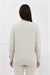 Kadın Taş Rengi 3 İplik Şardonlu Oversize Sweat