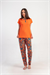 Kadın Turuncu Kısa Kollu Tişört