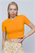 Kadın Turuncu Likra Cotton Crop