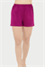 Kadın Vişne Viskon Şort