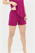 Kadın Vişne Viskon Şort