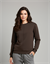 Kadın Yanık Kahverengi 3 İplik Şardonlu Oversize Sweat