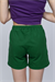 Kadın Yeşil Cepli Mini Şort