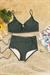 Kadın Yeşil Halka Detaylı Bikini Üst