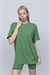 Kadın Yeşil Oversize T-shirt