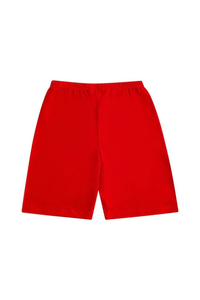 Kız Çocuk Kırmızı Cotton Sporcu Tayt