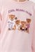 Kız Çocuk Pembe Ayıcık Desenli Pijama Üstü