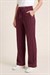 Kadın Bordo Fırfırlı Pijama Altı