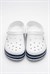Erkek Beyaz Crocs Tarzı Delikli Kaymaz Sabo Terlik