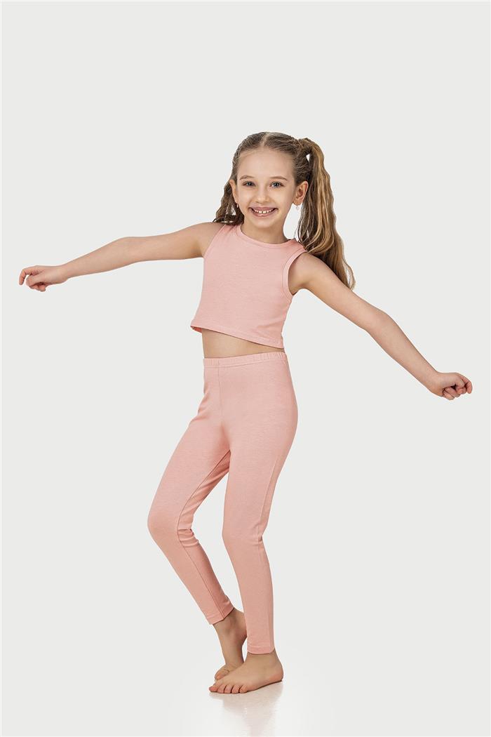 Pamuklu Kız Çocuk Tayt