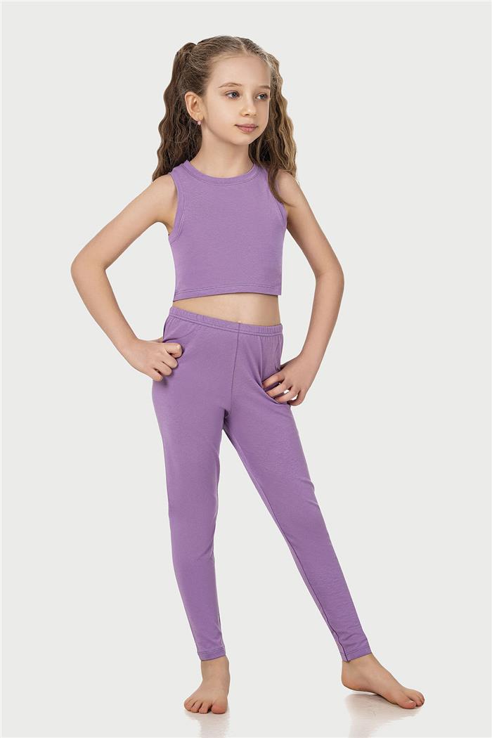 Pamuklu Kız Çocuk Tayt