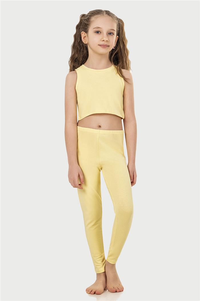 Pamuklu Kız Çocuk Tayt