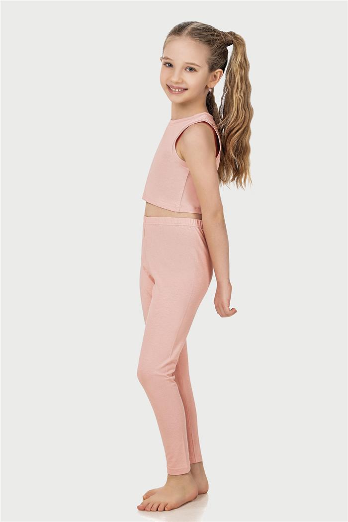 Pamuklu Kız Çocuk Tayt