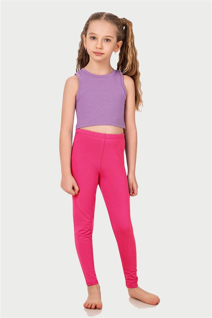 Pamuklu Kız Çocuk Tayt