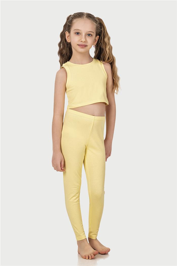 Pamuklu Kız Çocuk Tayt