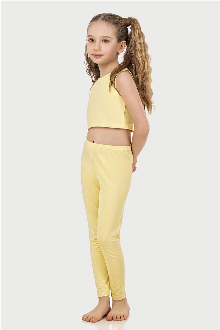 Pamuklu Kız Çocuk Tayt