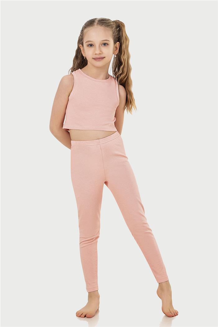 Pamuklu Kız Çocuk Tayt