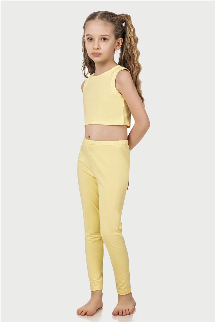 Pamuklu Kız Çocuk Tayt