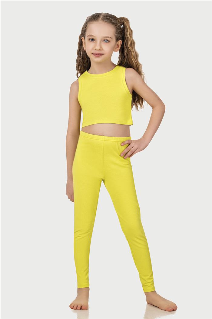 Pamuklu Kız Çocuk Tayt