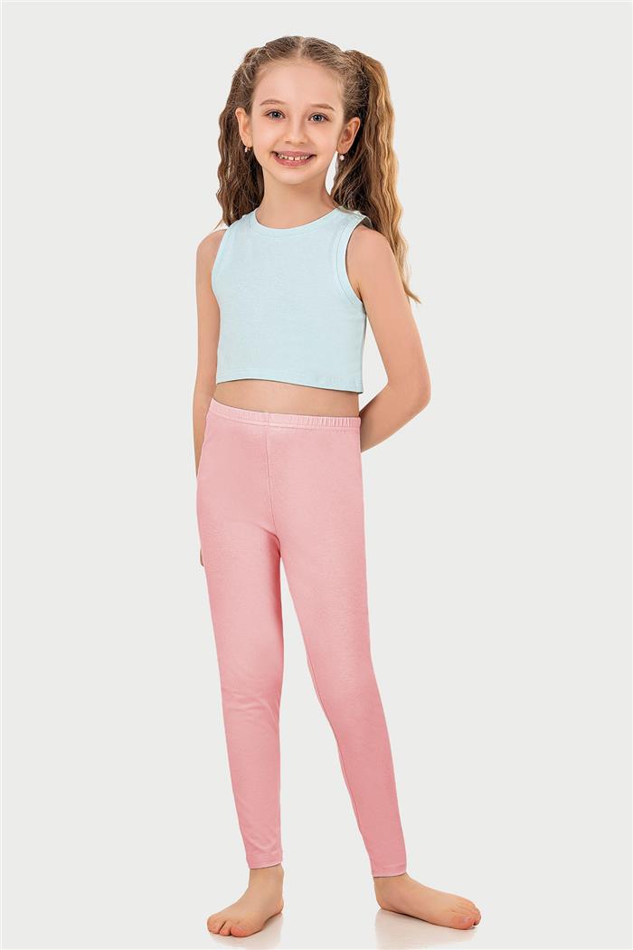 Pamuklu Kız Çocuk Tayt