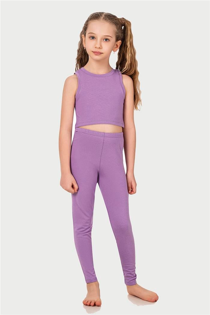 Pamuklu Kız Çocuk Tayt