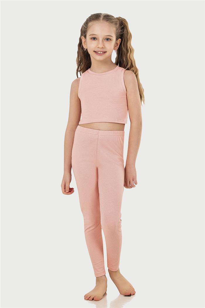 Pamuklu Kız Çocuk Tayt