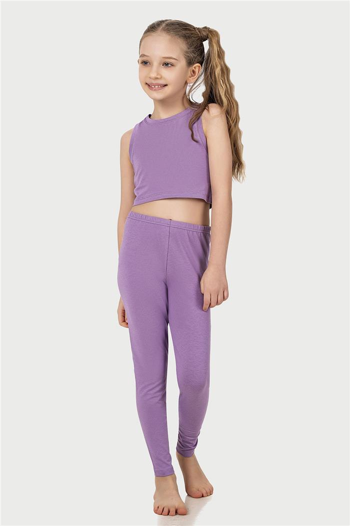 Pamuklu Kız Çocuk Tayt