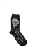 Unisex Einstain Desen 5li Çorap