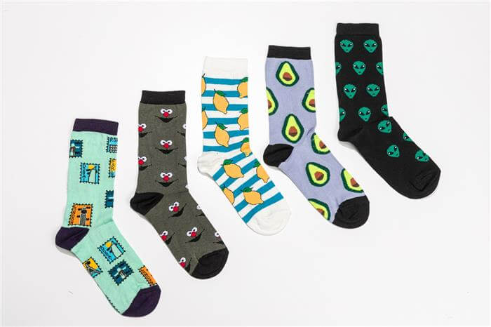 Unisex Happy Socks Desen 5li Çorap