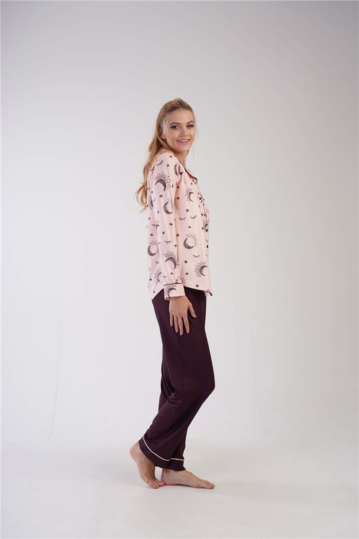 Kadın Karışık Renk Tek Alt Pijama 