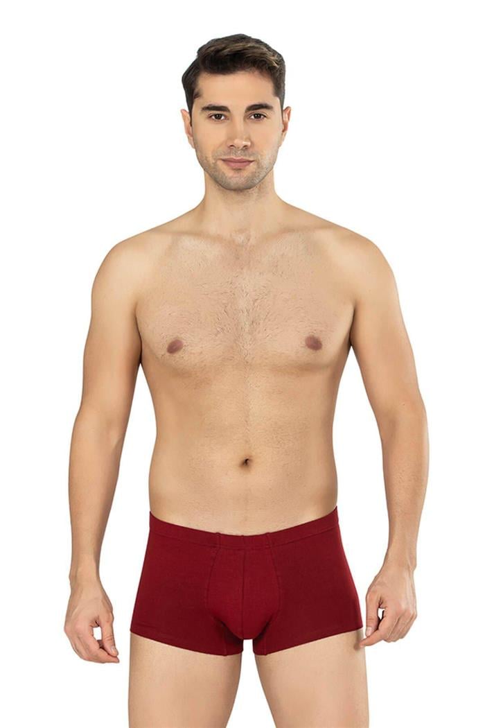 Erkek Bordo Cotton Runner Boxer