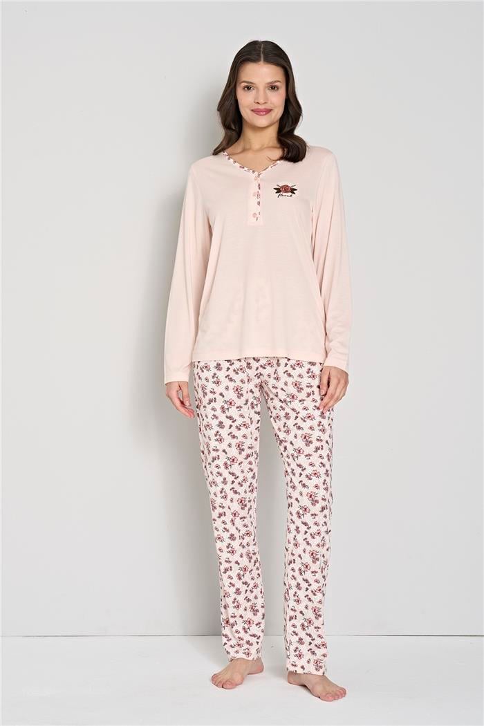 Kadın Pembe Pijama Takımı