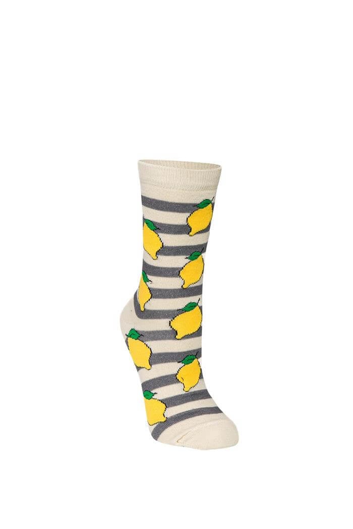 Unisex Kahve Zemin Oreo Desen 5'li Çorap