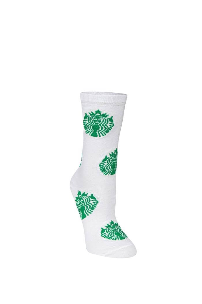Unisex Kahve Zemin Oreo Desen 5'li Çorap