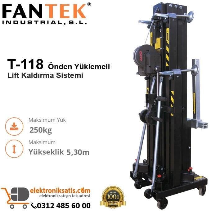 Fantek T-118 Önden Yüklemeli Lift Kaldırma Sistemi