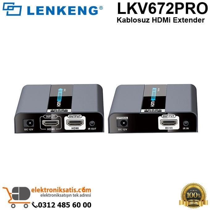 Lenkeng LKV672PRO Kablosuz HDMi Extender