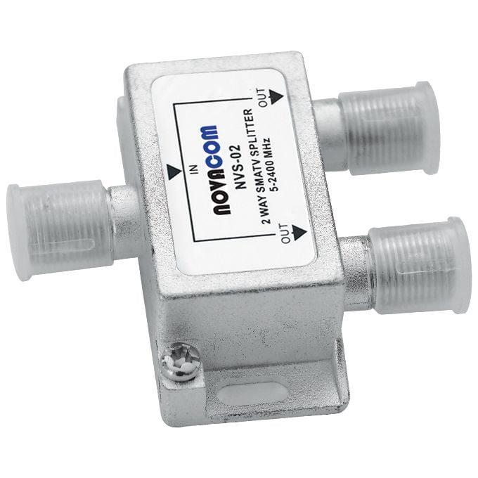 Novacom NVS-02 1 Giriş 2 Çıkış 5-2400 MHz SMATV Splitter