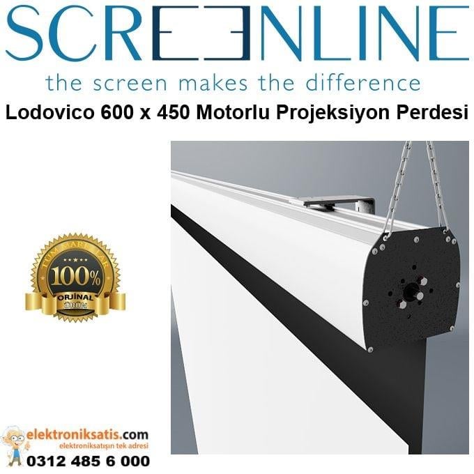 Screenline Lodovico 600 x 450 mm Motorlu Projeksiyon Perdesi