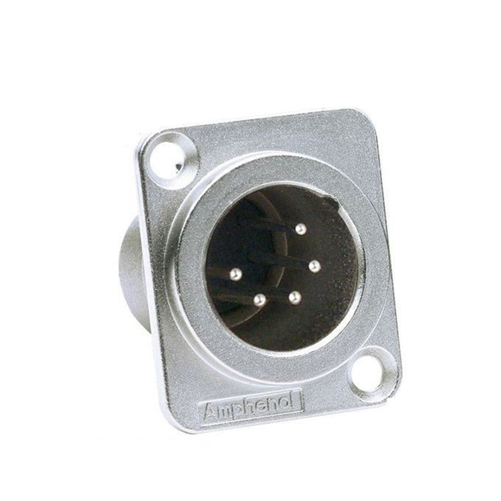 Amphenol AC5MDZ 5 Pin XLR Erkek Şase Konnektör