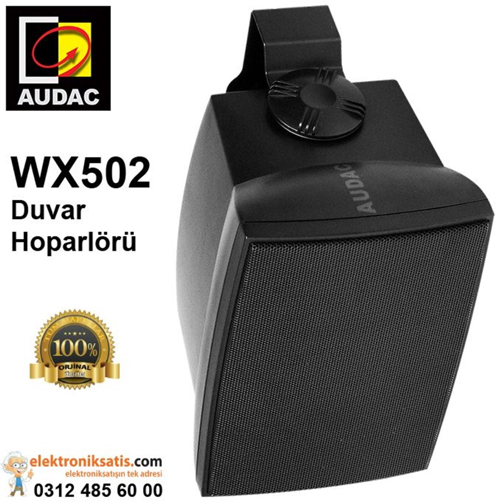AUDAC WX502 50 Watt Duvar Hoparlörü Siyah
