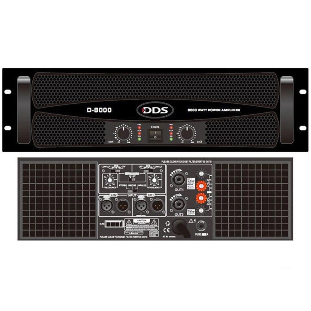 DDS D-8000 Power Amfi