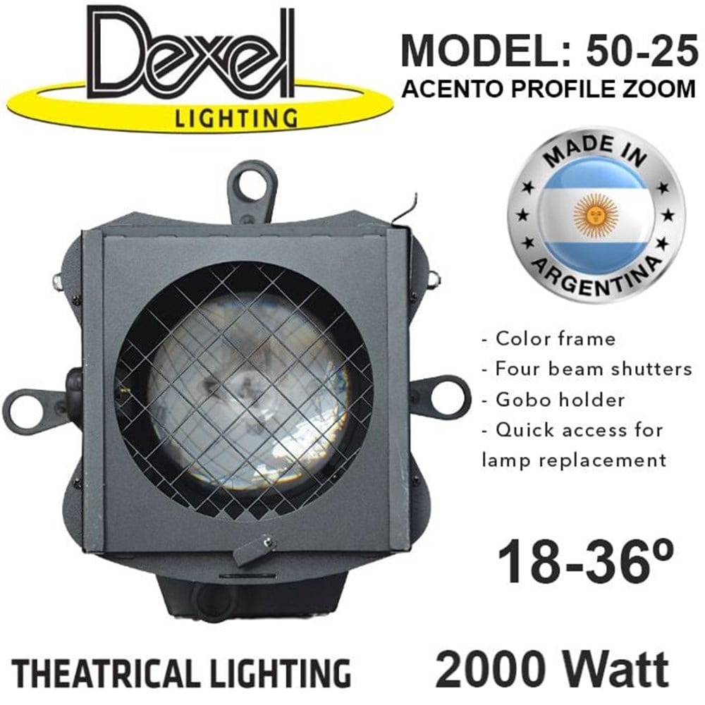 DEXEL 50-25 Acento Profil Zoom Spot