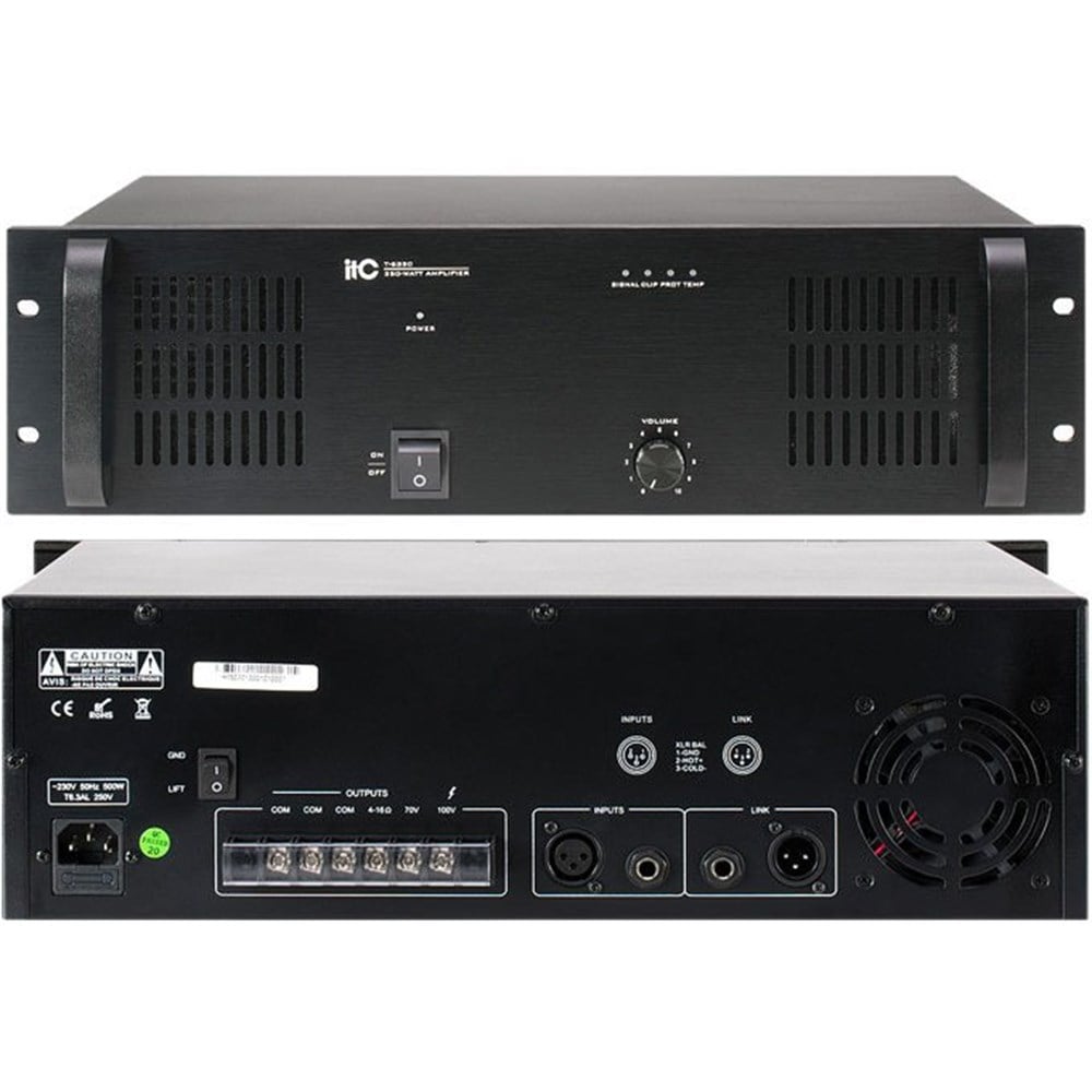 ITC T-6350 1 Kanal 350W Power Amplifier