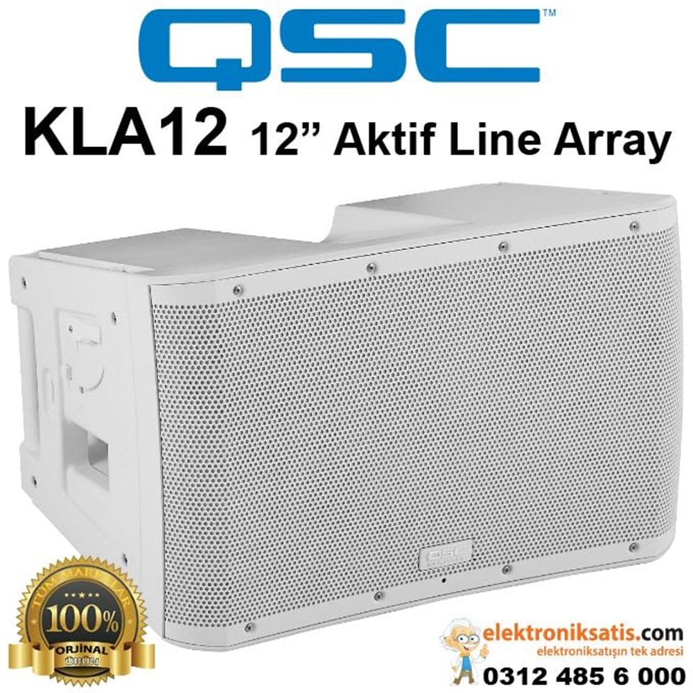 QSC KLA12 Line Array 12 inç Aktif Hoparlör Beyaz
