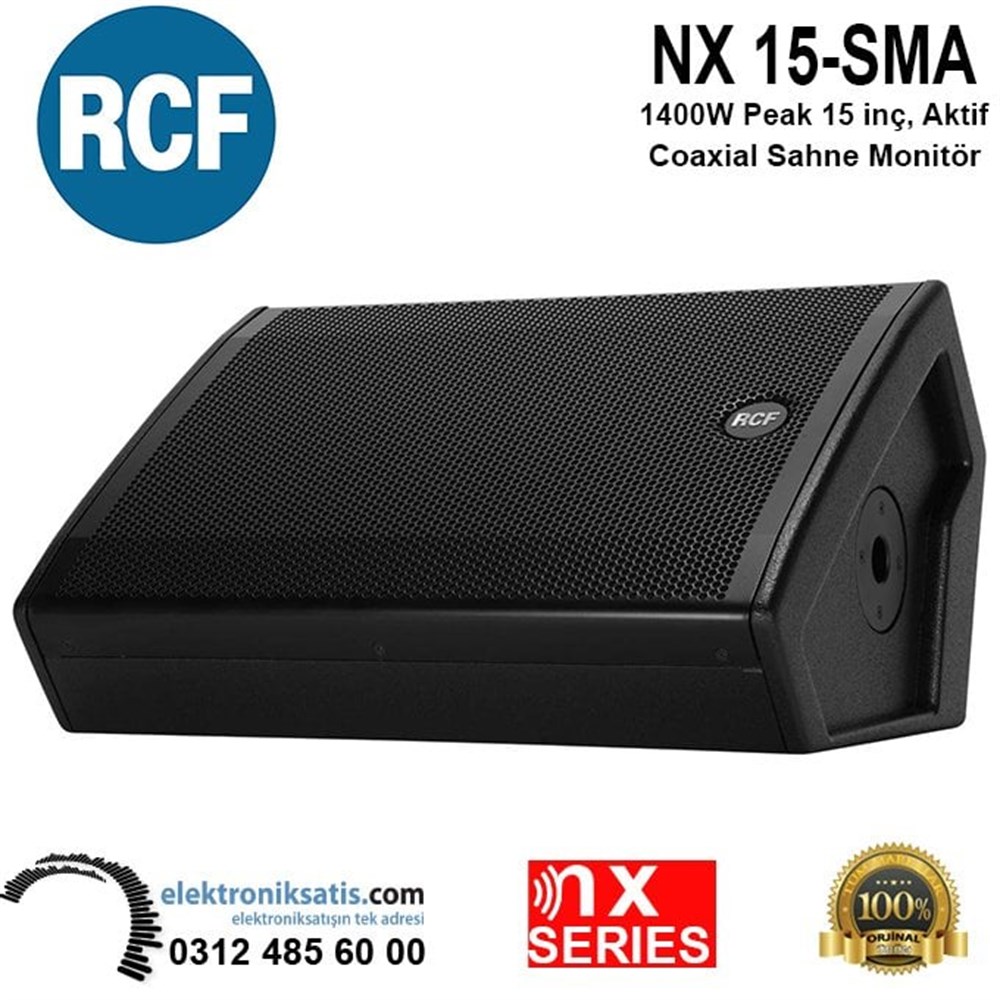 RCF NX 15-SMA 1400W Peak 15 inç, Aktif Coaxial Sahne Monitör
