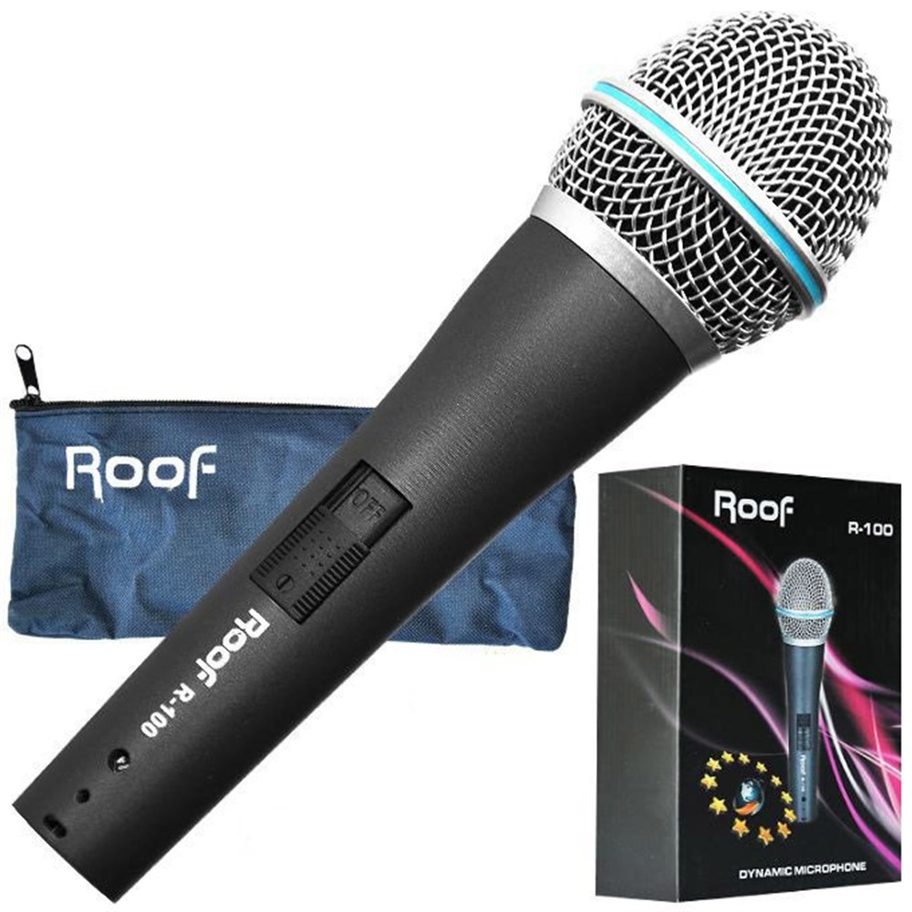 Roof R-100 Dinamik Vokal Mikrofon